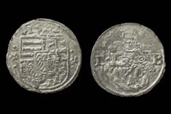 Hungary, Louis II, AR Denar, 1522